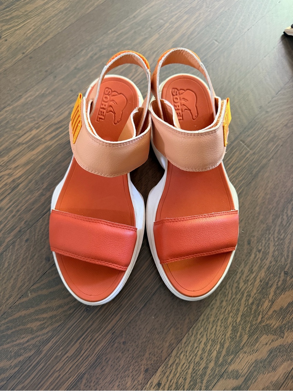 Sorel X Prana Explorer Blitz Stride Sandal Size 7.5 Orange - Picture 2 of 11